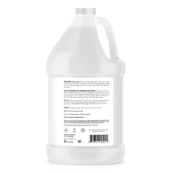 Skout&s Honor Unscented Probiotic Shampoo Gallon - Ryan&s Pet Supplies