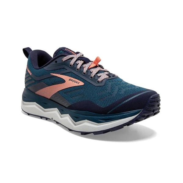 Brooks Caldera 4 5, Blue/Peacoat/Desert Flower (Women's)