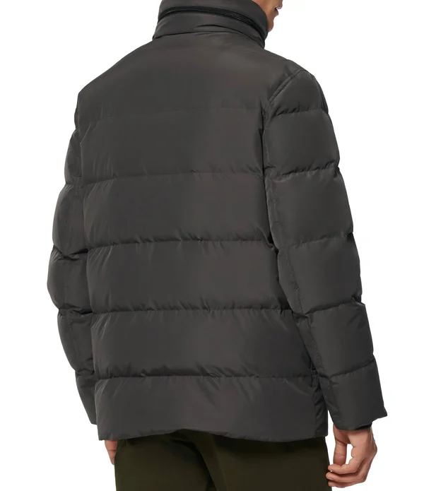 Marc New York Stratus Long-Sleeve Hooded Down-Filled Jacket - L