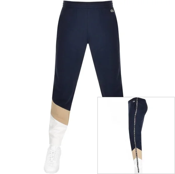 Lacoste Taped Jogging Bottoms - Blue - Sweatpants