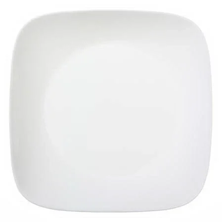 Corelle Square Pure White 30 Piece Dinnerware Set, Service for 6