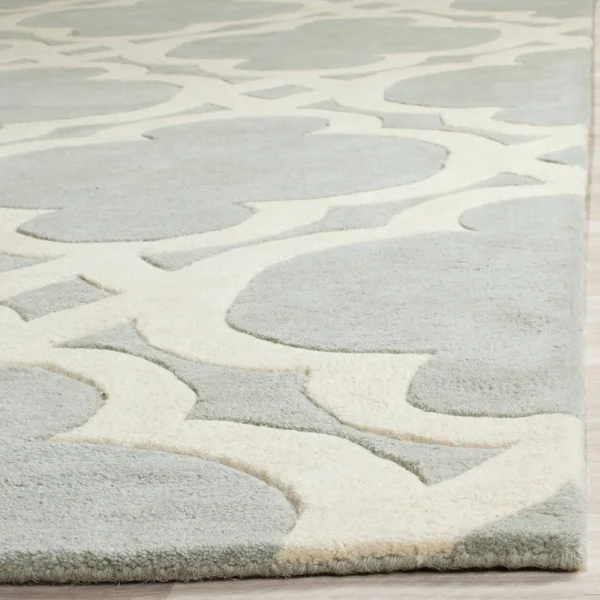 Safavieh 2&-3x22 x 7& Chatham CHT762C Dark Blue, Ivory Rug