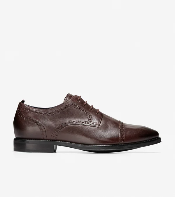 Cole Haan Jefferson Grand 2.0 Oxford - Men's, Burgundy, Size 10, Oxfords, Cap Toe