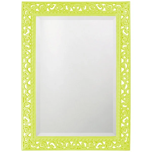 Howard Elliott Rectangle Bristol Glossy Charcoal Gray Mirror - 6041CH