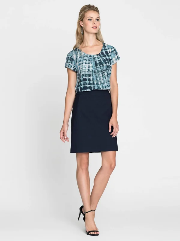 Wonderstretch Skirt Pants - Nic+Zoe 12 - Dark Indigo