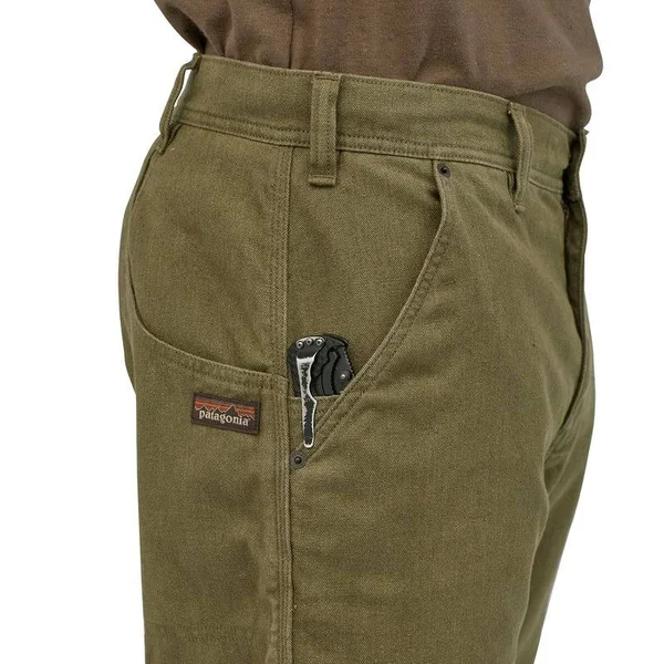 Patagonia Men's All Seasons Hemp Canvas Double Knee Pants - Long - Neutral - 55790 - 31