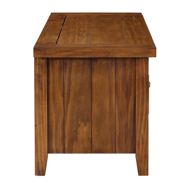 Crosley Furniture Storage Bench in Moroccan Pine