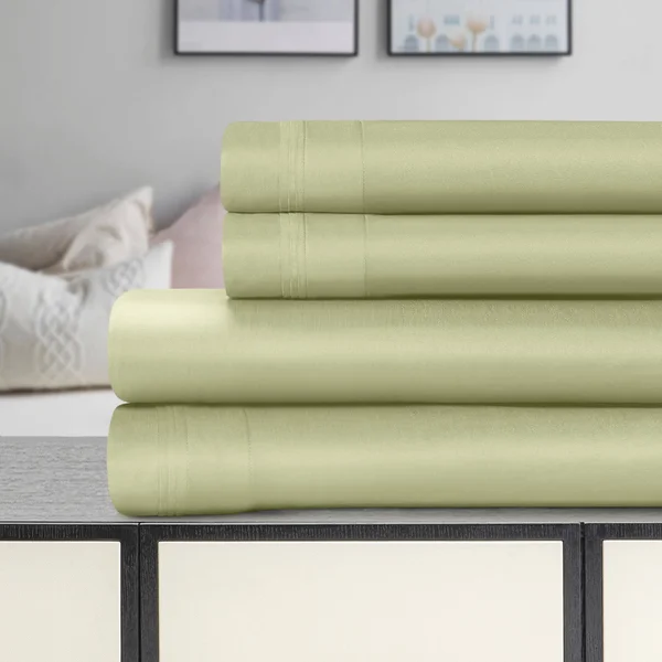 Superior Egyptian Cotton 700 TC Deep Pocket Bed Sheet Set Sage King