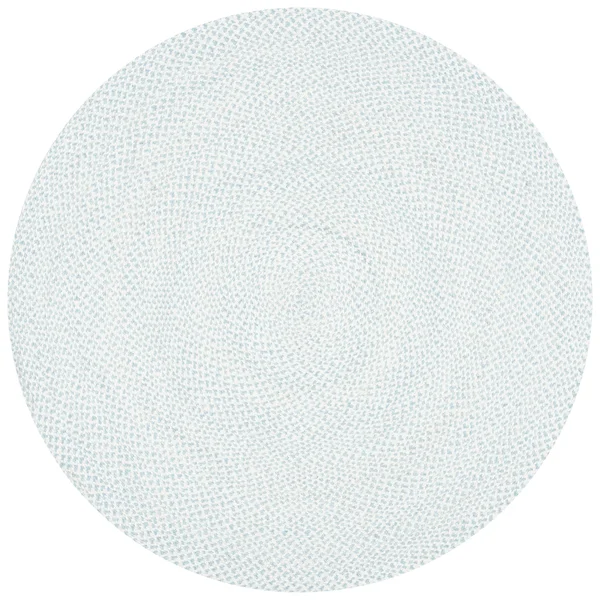 Safavieh 5& x 5& Round Braided BRD801A Ivory Rug