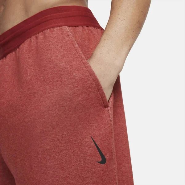 Nike Restore Dri-Fit Pocket Fleece Yoga Pants - Pink - Large L
