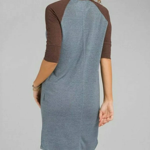 Prana Cozy Up Henley Dress - Women's Vintage Blue Heather - Xs