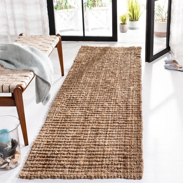 Safavieh NF447A Natural Fiber Area Rug - Natural: 6-ft x 9-ft