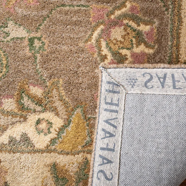Safavieh Heritage HG343A Area Rug - Green/Gold, Size: 5& x 8&