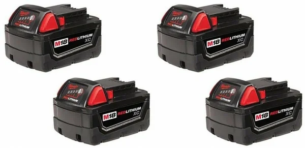 Milwaukee M18 18-Volt Lithium-Ion XC Extended Capacity Battery Pack 3.0Ah (4-Pack)