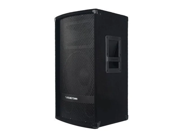 Sound Town 2-Pack 12x22 600W 2-Way Full-Range Passive DJ PA Pro Audio Speaker with Compression Driver for Live Sound, Karaoke, B