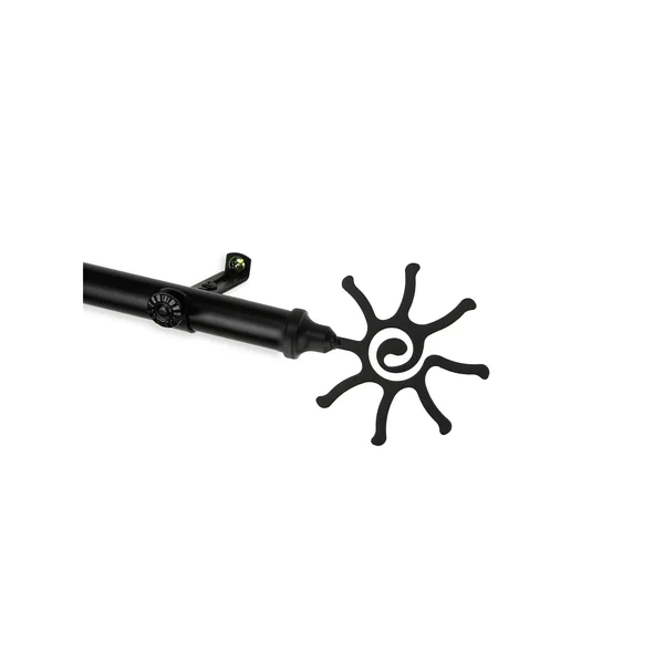 Rod Desyne Sun Curtain Rod, Black