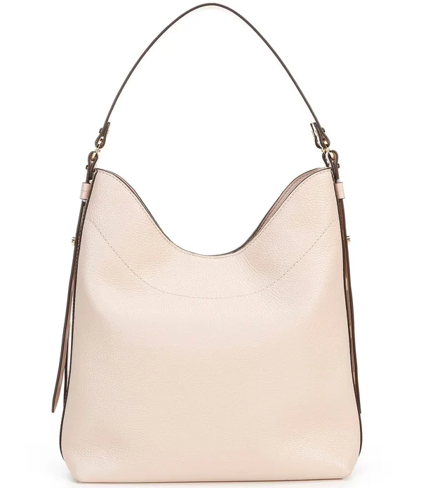 Michael Michael Kors Bowery Large Leather Hobo Shoulder Bag - Soft Pink