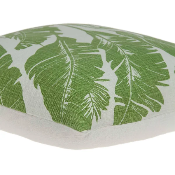 20x22 x 7x22 x 20x22 Tropical Green Pillow Cover with Poly Insert