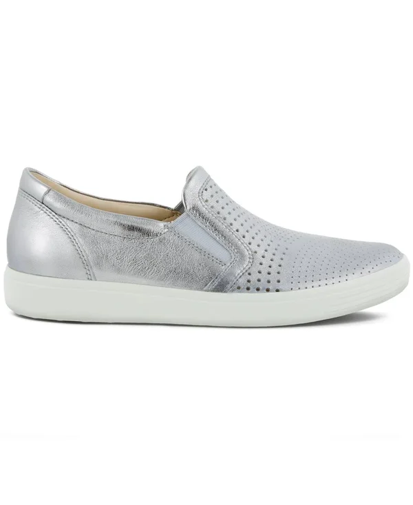 Ecco Women's Soft 7 Perforated Slip-On Loafer