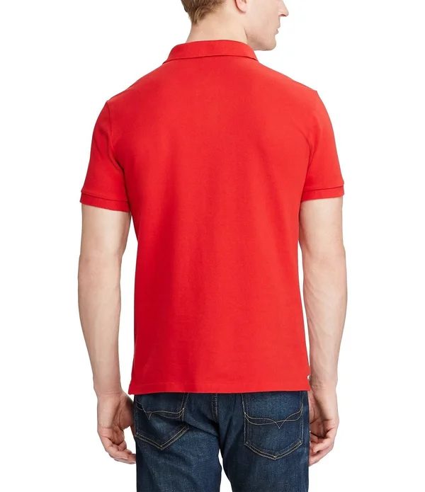 Polo Ralph Lauren Men's Custom Slim Fit Mesh Polo - Defender Green