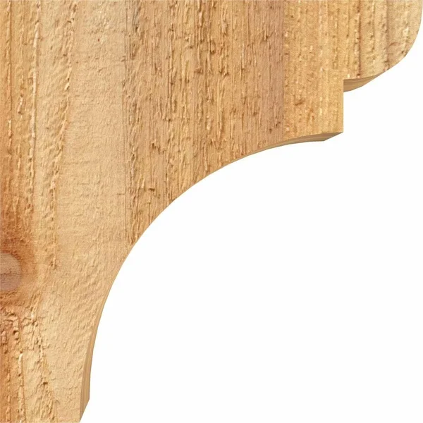 6x22W x 6x22D x 14x22H Yorktown Rough Sawn Corbel - Western Red Cedar