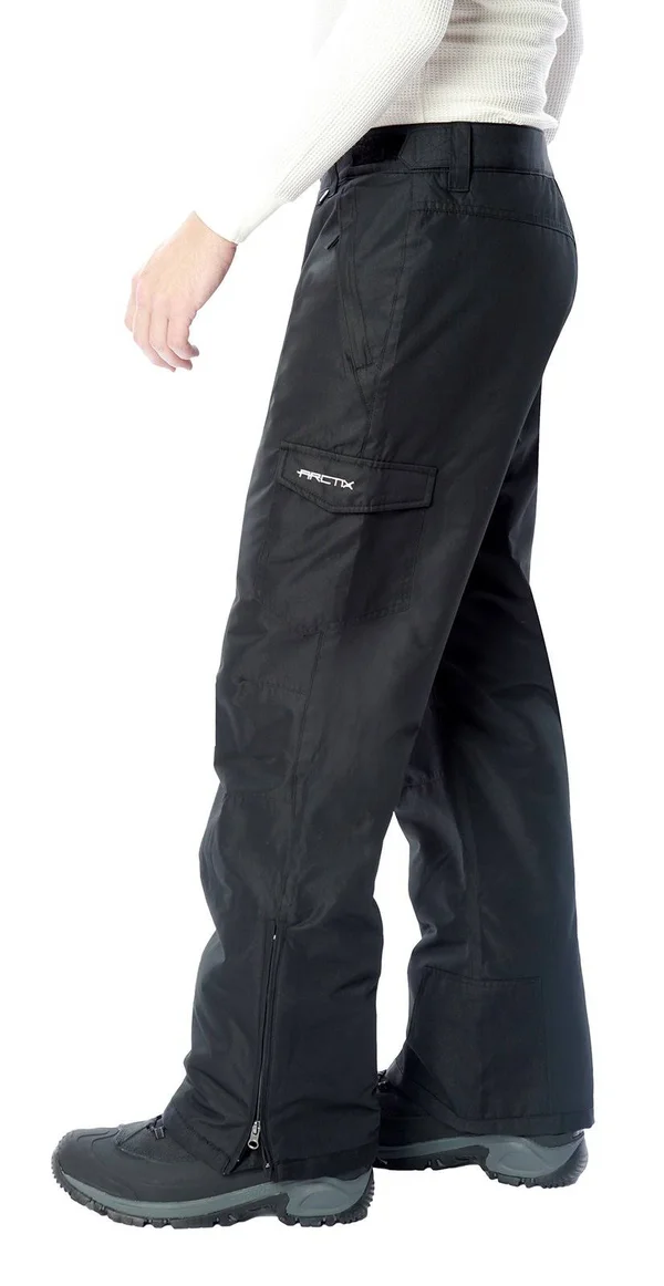 Arctix Men's Cargo Snow Pants - Medium, Black