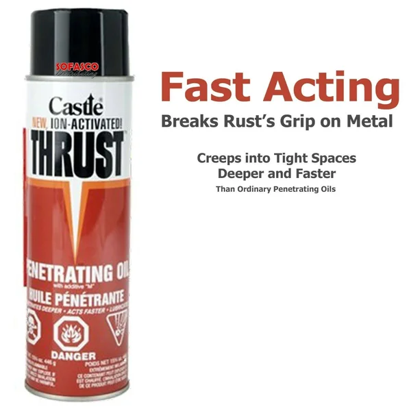 Castle C2005 Thrust Penetrating Oil - 15.75 oz, 12-Pack C2005-12