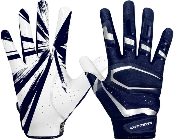 Cutters Adult Rev Pro 4.0 Extreme Grip Receiver Gloves XXL, Navy