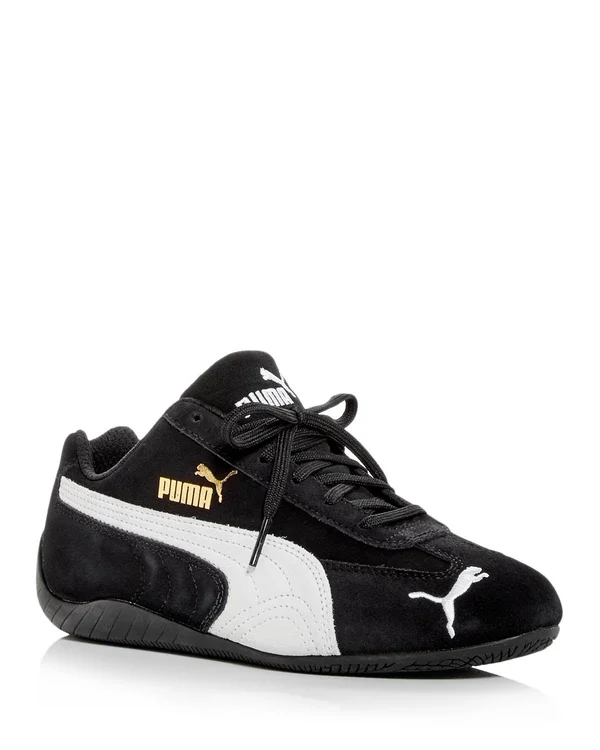 Puma Women's Speedcat Low Top Sneakers - Black