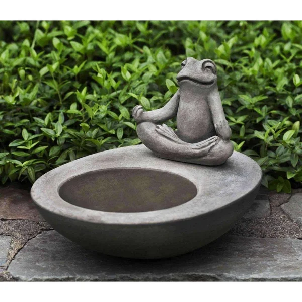 Campania International Zen Element Birdbath - English Moss