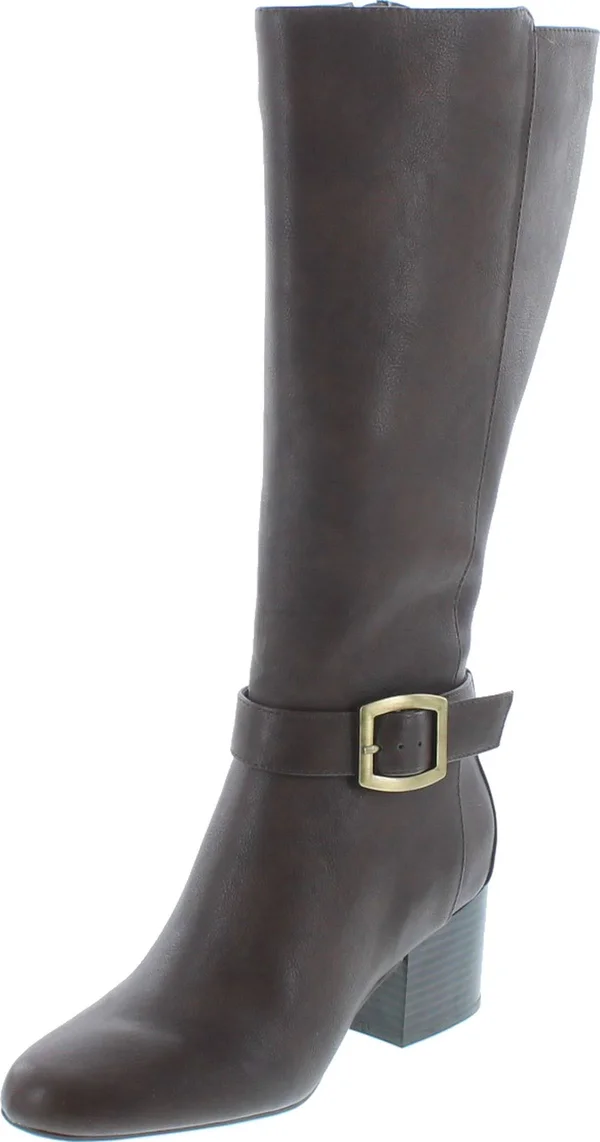 Aerosoles Patience Mid Shaft Boots - Dark Brown