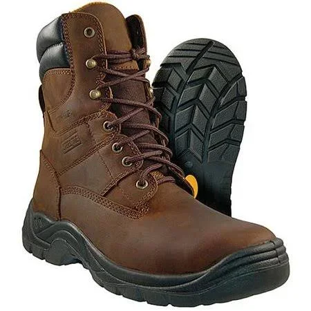 Itasca Men's Authority 8 inch Work Boots - Size: 7.5W, Brown