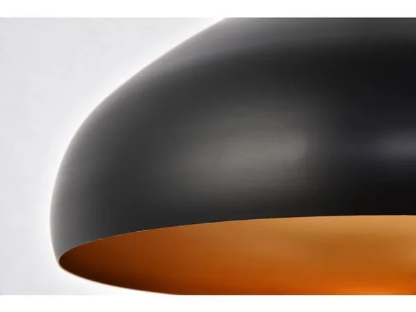 Circa 16.5x22 Black 1 Light Pendant LDPD2045