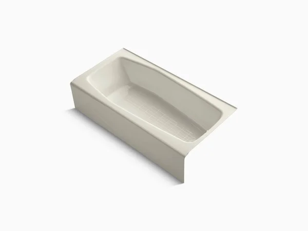 Kohler K-716-96 Villager Bath with Right-Hand Drain, Biscuit