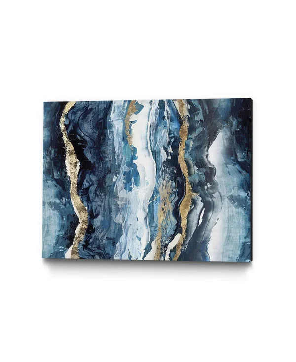 Giant Art 24x22 x 18x22 Effectus I Museum Mounted Canvas Print - Blue