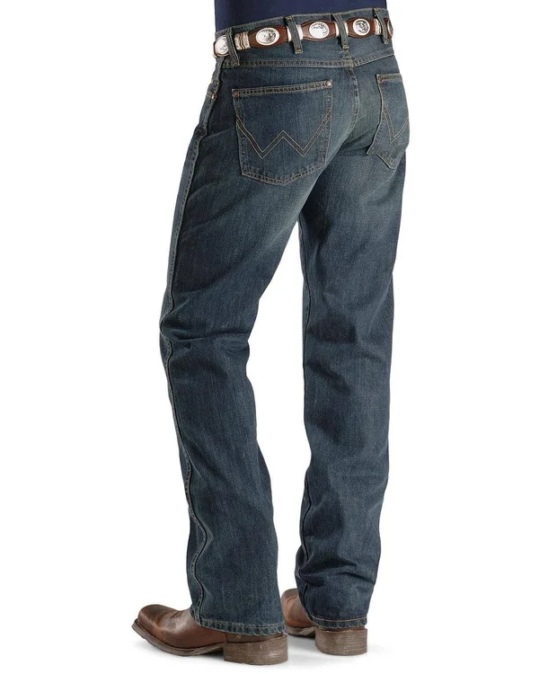 Wrangler Men's Retro Slim Boot Jean, River Wash