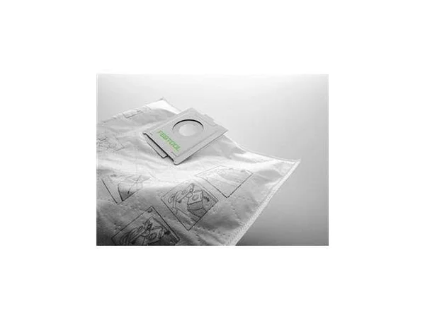 FESTOOL 497539 Self Clean Filter Bags for CT 48, 5-Pack