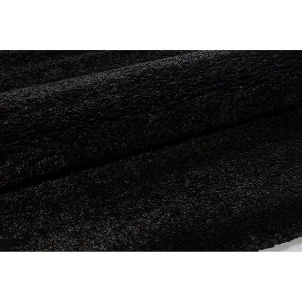 Ladole Rugs Soft Plush Smooth Solid Plain Color Modern Durable Area Rug Carpet for Living Room Bedroom in Navy Blue - 5&3 inch x