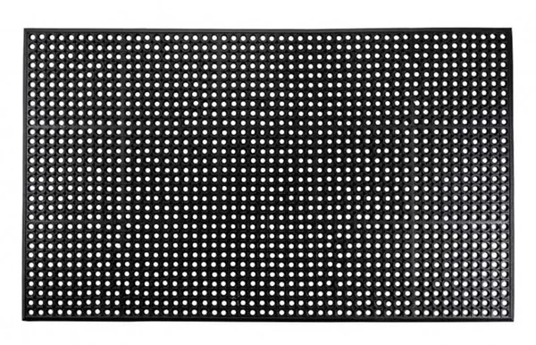 Notrax 619S0310BL Drainage Mat - 10 ft. L, 3 ft. W, black