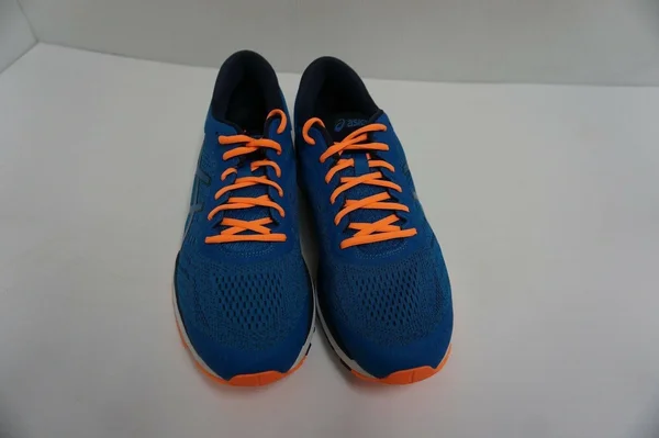 Asics Uomo Gel Kayano 24 Corsa Scarpe Directoire Blu Hot Arancione Misura 9.5 US