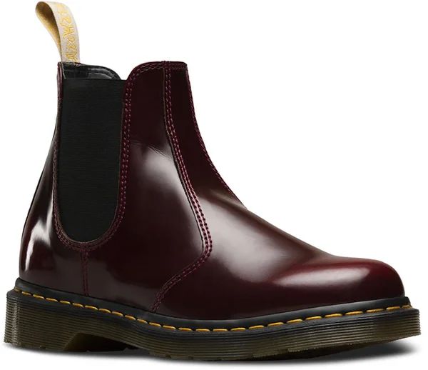 Dr. Martens Red 2976 Vegan Chelsea Boots