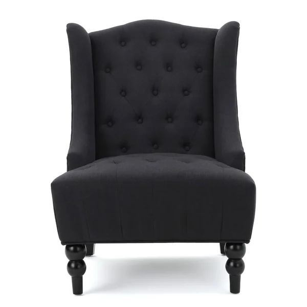 Christopher Knight Home Toddman Fabric High Back Club Chair, Dark Charcoal