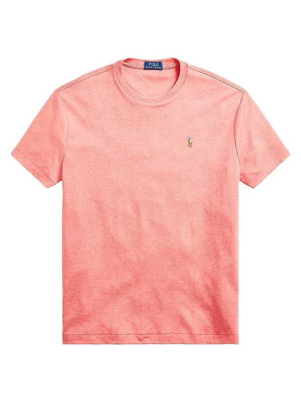 Polo Ralph Lauren Women's Classic-Fit Soft Cotton Crewneck T-Shirt - Pink - Size Medium