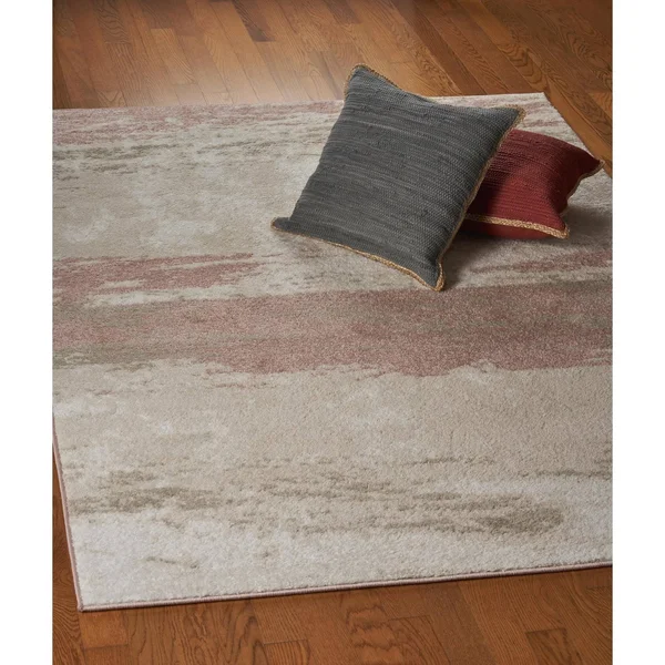 LR Home Abstract Brushstroke Area Rug, 5&2x22 x 7&2