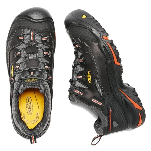 Keen Utility Braddock Low Steel Toe - Men's Black/Bossa Nova