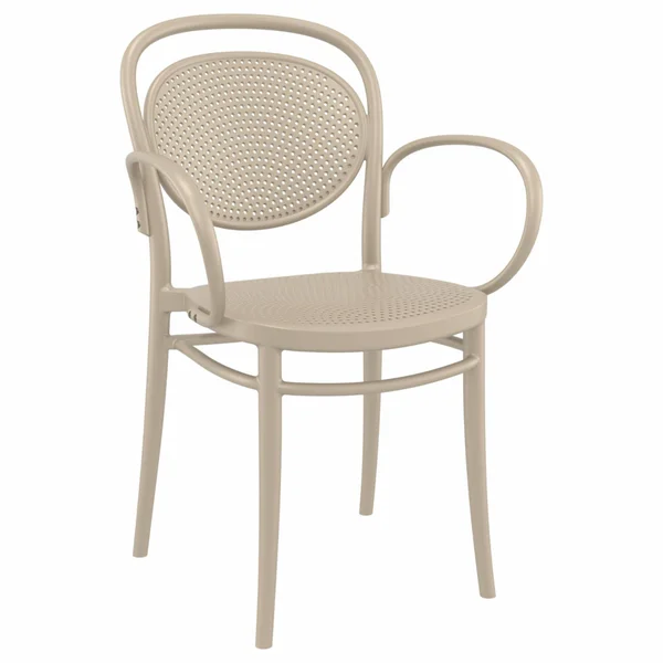 Compamia Marcel XL Resin Outdoor Arm Chair Taupe