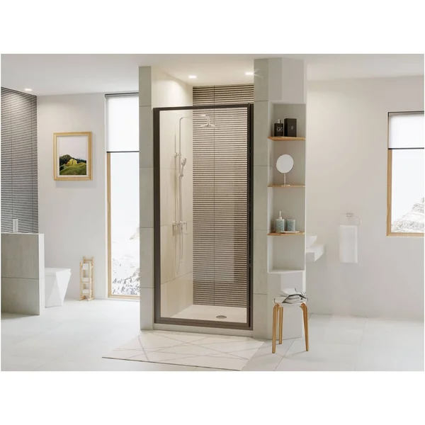Coastal Shower Doors L25.66-c Legend Series 25x22 x 64x22 Framed Hinge Shower Door W Chrome