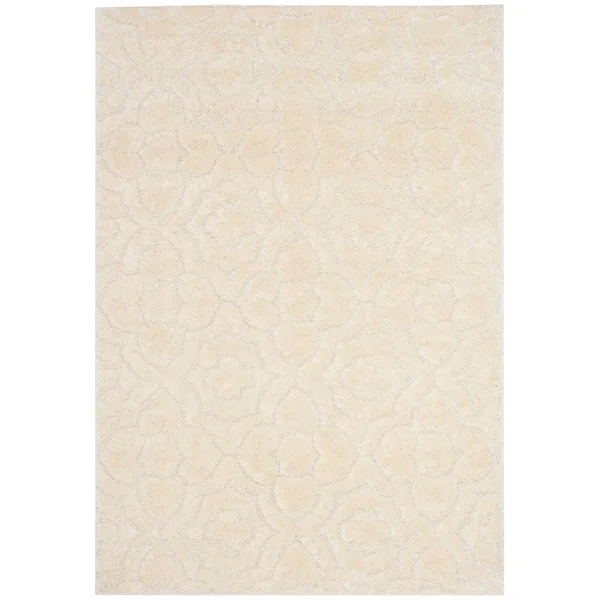 Safavieh Memphis Shag SG832G 5&1x22 x 7&6x22 Grey - Cream Area Rug