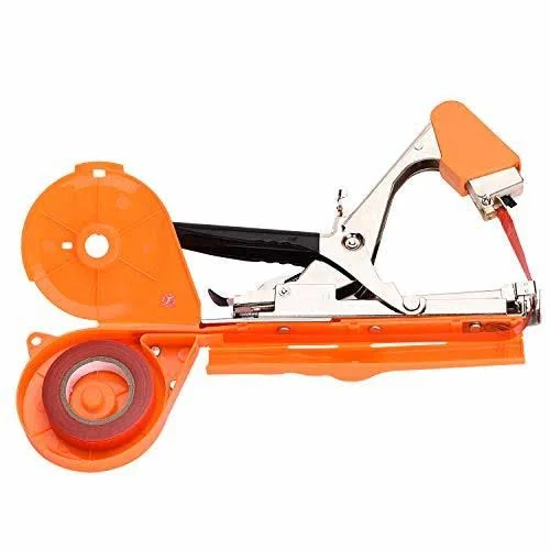 FUNTECK Plant Tying Machine Tapener Tool for Grapes - Raspberries, Tomatoes and Vining Vegetables, Comes with Tapes, Staples