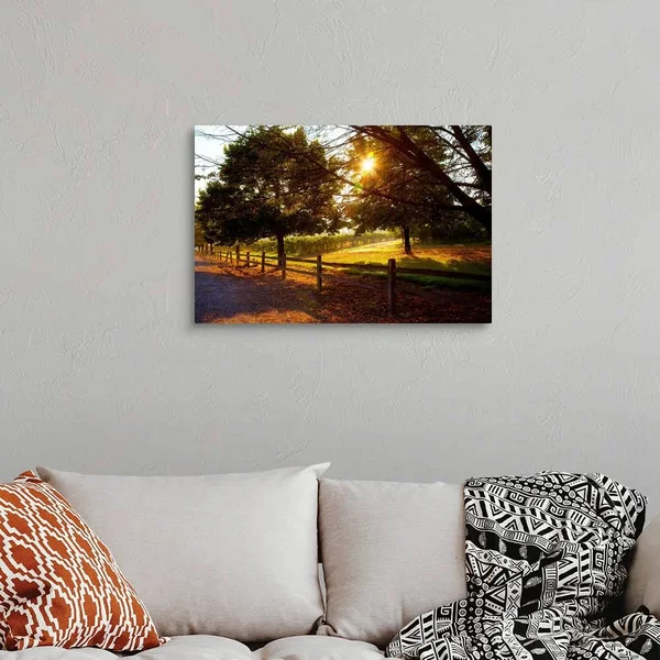 Dreamland Vineyard - Large Solid-Faced Canvas Wall Art Print, Great Big Canvas